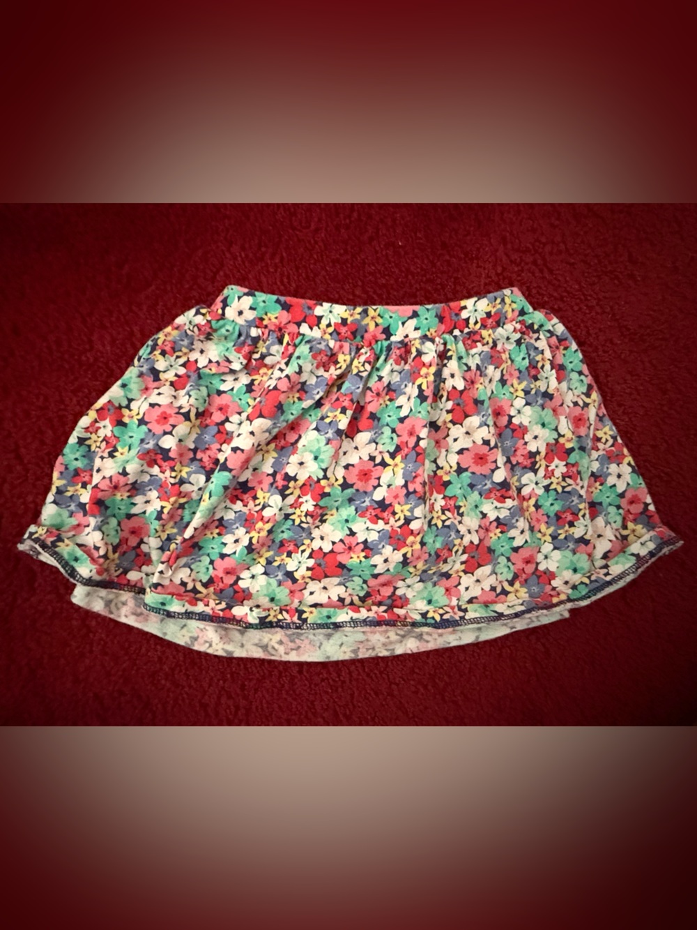 Carters Girls Floral Print Skirt